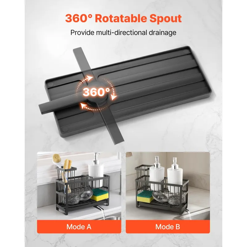 kitchen sink caddy organizer – sponge & brush holder kitchen sink caddy organizer – sponge & brush holder